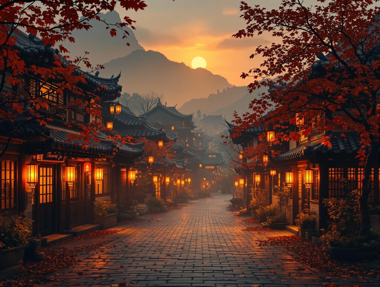 影院短剧大全品牌故事 - 温暖的小镇乡村景象